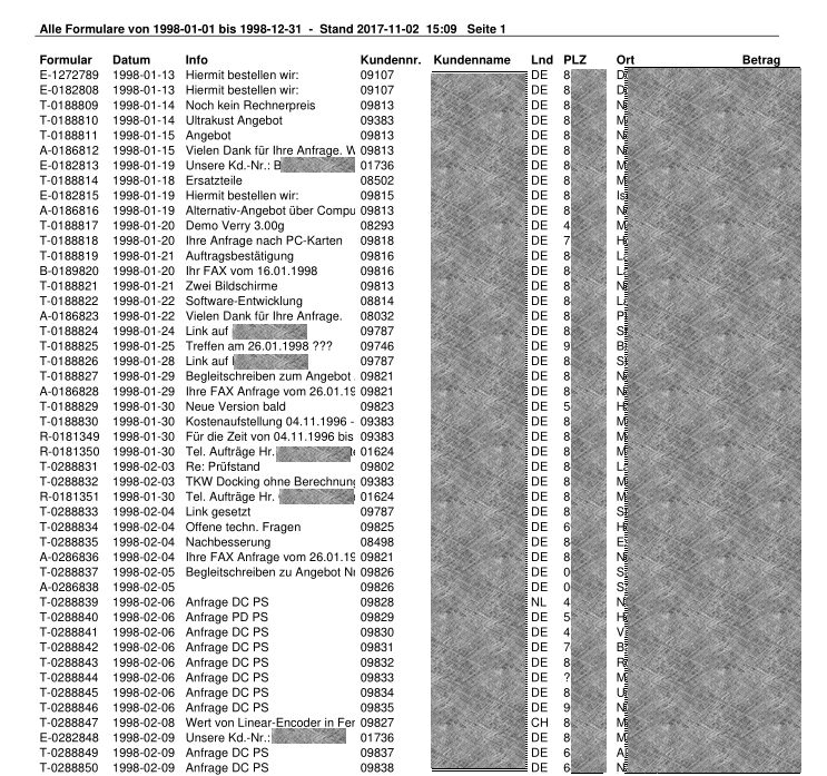 Formularliste